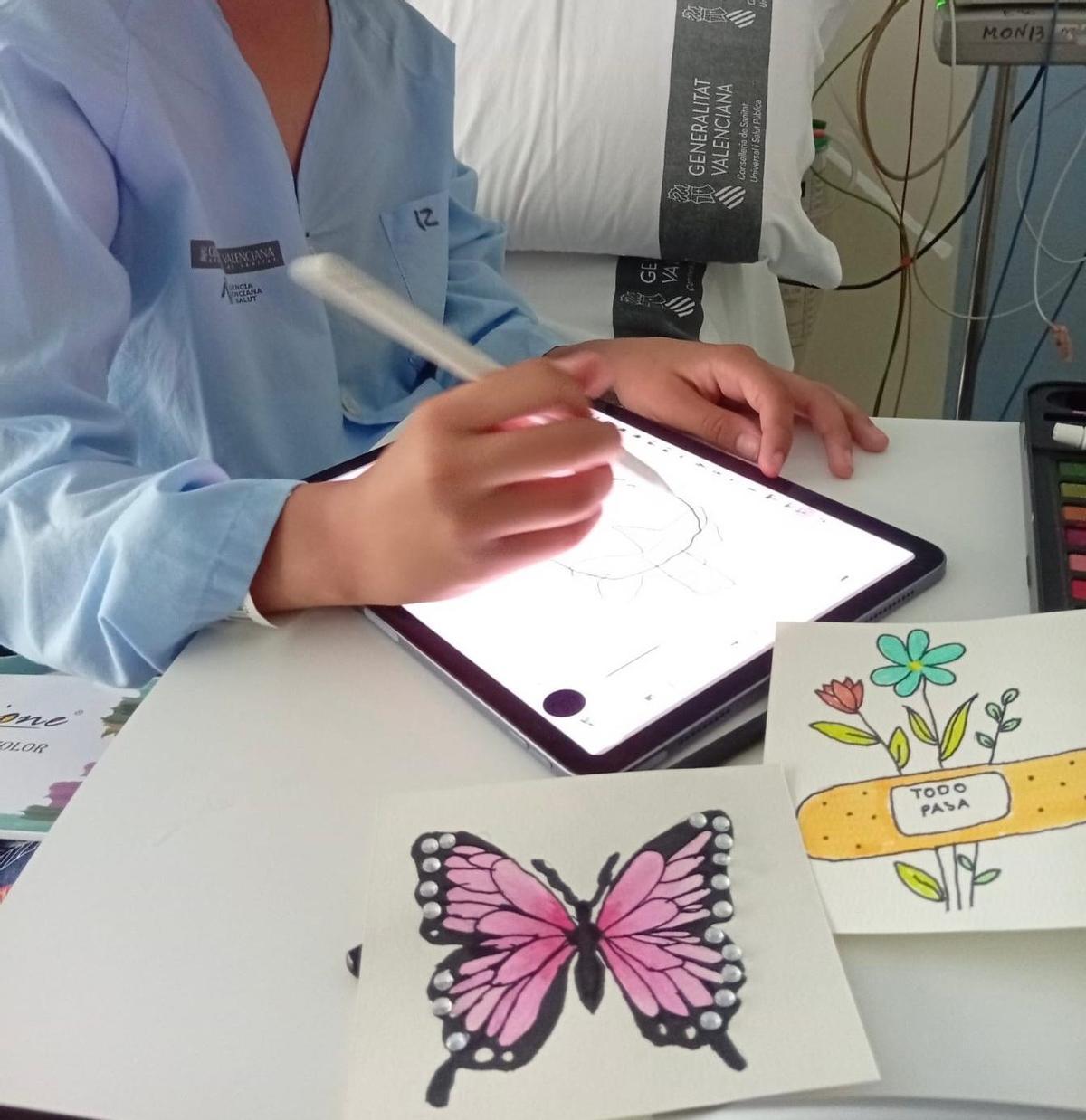 Los voluntarios realizan múltiples actividades lúdicas con los pacientes.