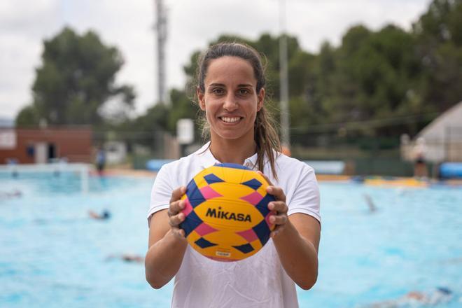 Anni Espar, jugadora de la selección española de waterpolo.