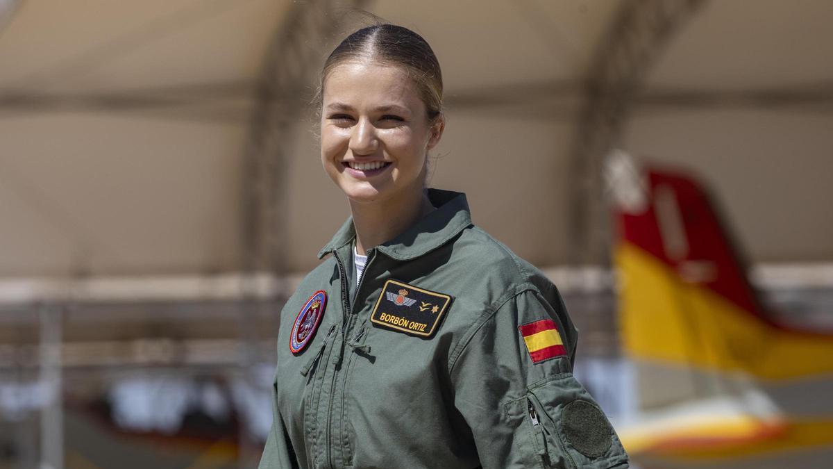 La princesa Leonor recibirá el 3 de junio las distinciones de la Asamblea Regional, San Javier y la Comunidad Autónoma durante una intensa agenda institucional