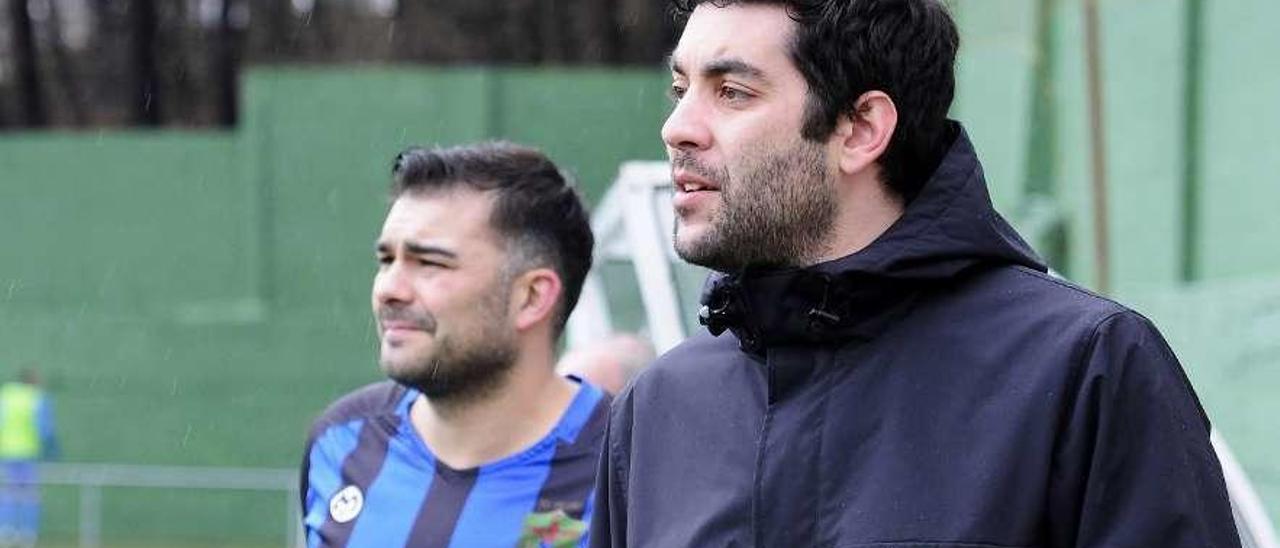 Julio Alberto, en un partido de su equipo esta temporada. // Bernabé