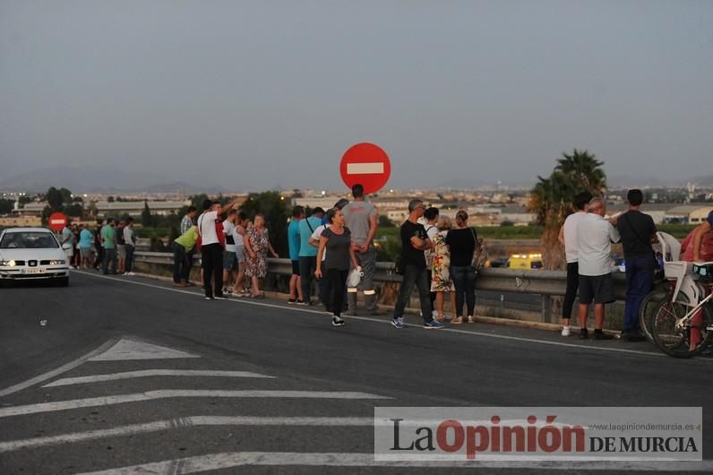 Grave accidente en Sangonera la Seca