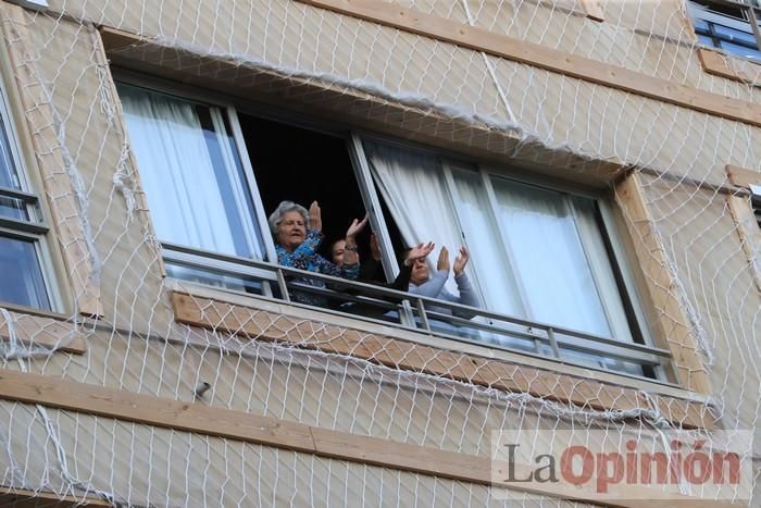 Viernes de dolores: Aplausos y salves a la patrona en Cartagena durante el confinamiento