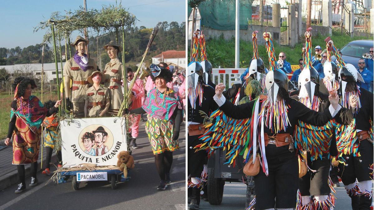 Paquita y Nicanor, en Seixalbo, las Pitas en Eiroás.