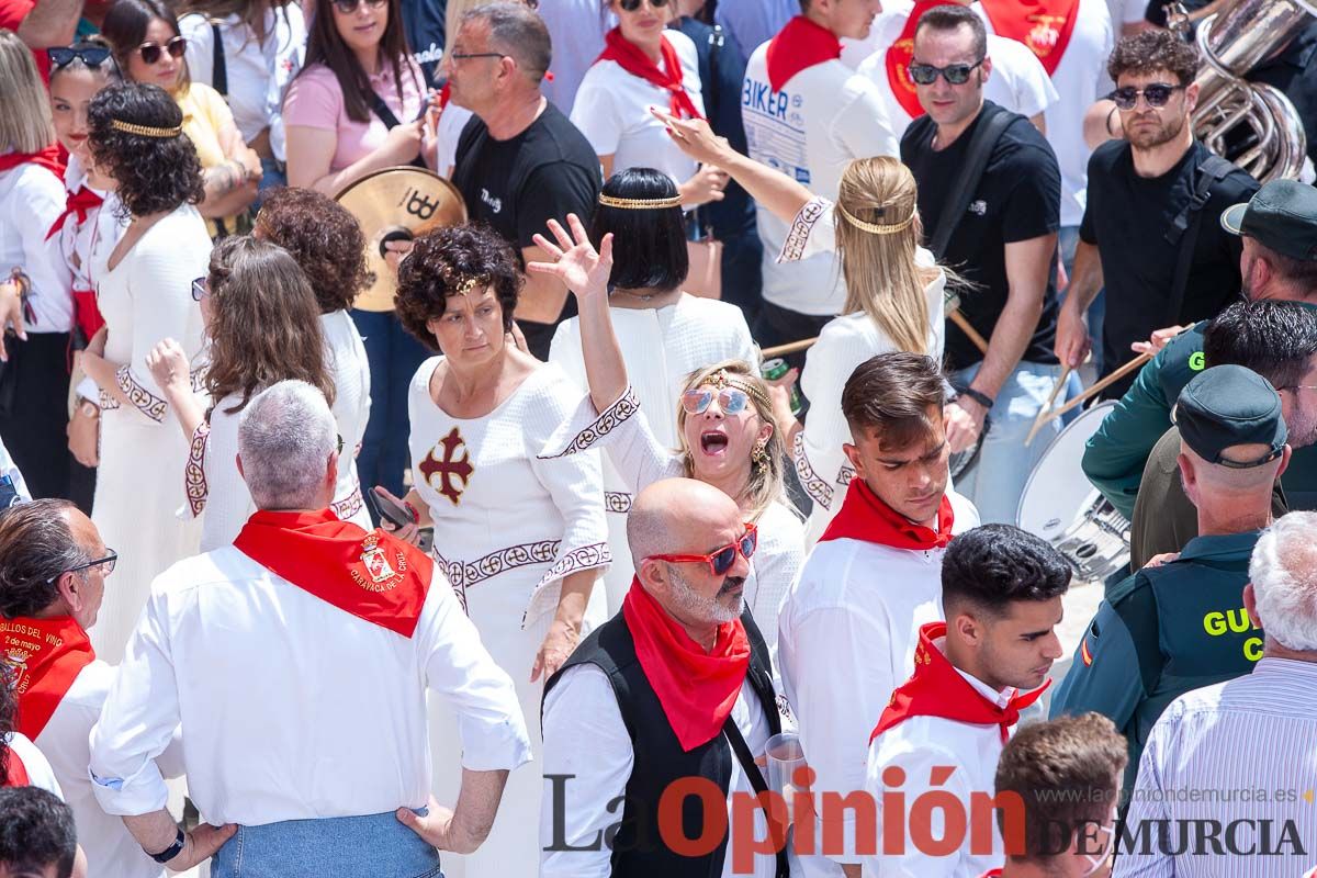 Moros y Cristianos en la mañana del día dos en Caravaca