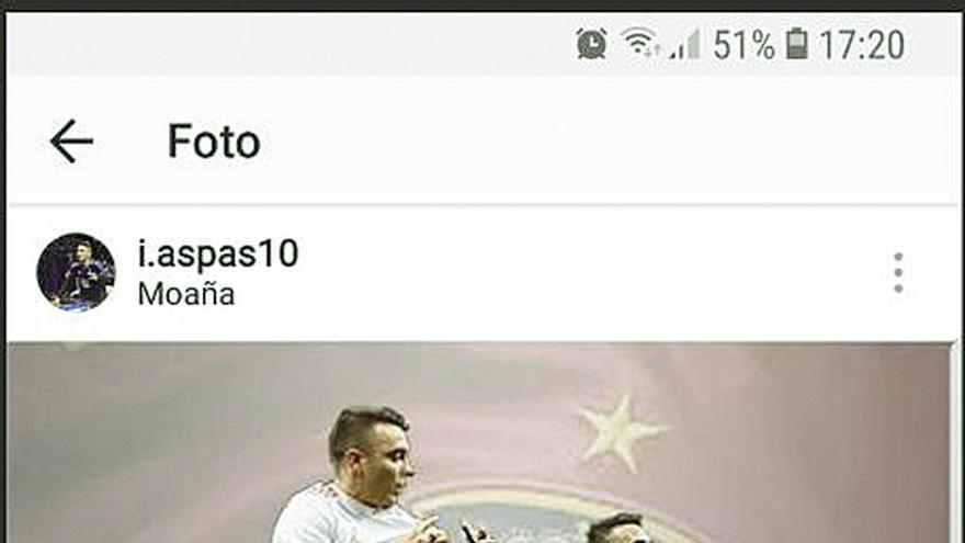 La publicación de Iago Aspas en su Instagram tras conocer la convocatoria.