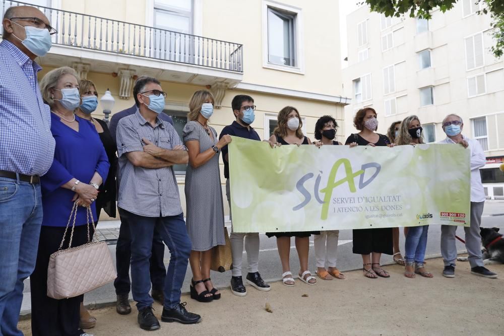 Acte de rebuig de l'atac amb àcid a la mare i una filla a Sant Feliu de Guíxols