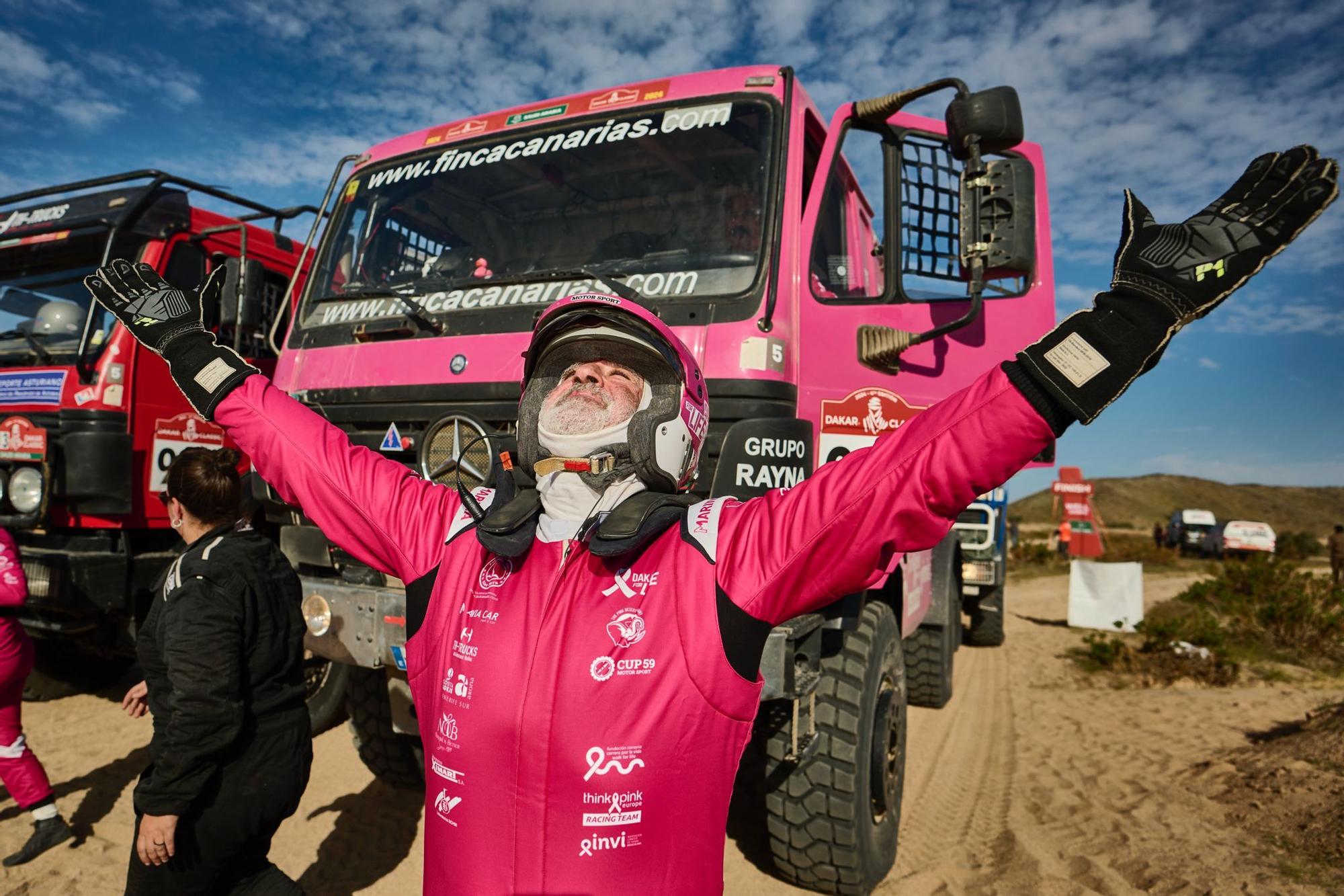 Rafa Lesmes termina el Dakar Classic tras proclamarse campeón en la categoría de camiones