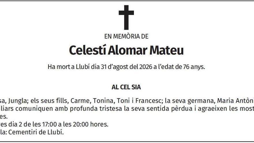 Celestí Alomar Mateu