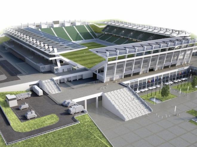 El Arena Varna será el nuevo estadio del Cherno More Varna. La nueva casa del club búlgaro contará con un aforo de 22.000 aficionados.