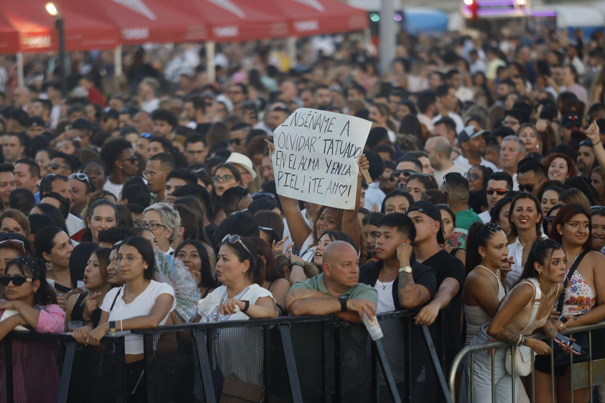 Concierto de Romeo Santos en la Feria de Zaragoza