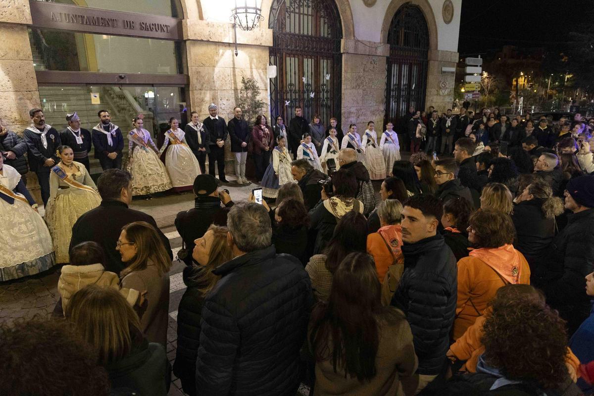 Las imágenes de la Nit d'Albaes en Sagunt