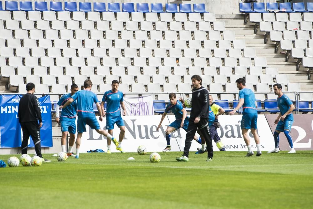 Entrenamiento del Real Oviedo