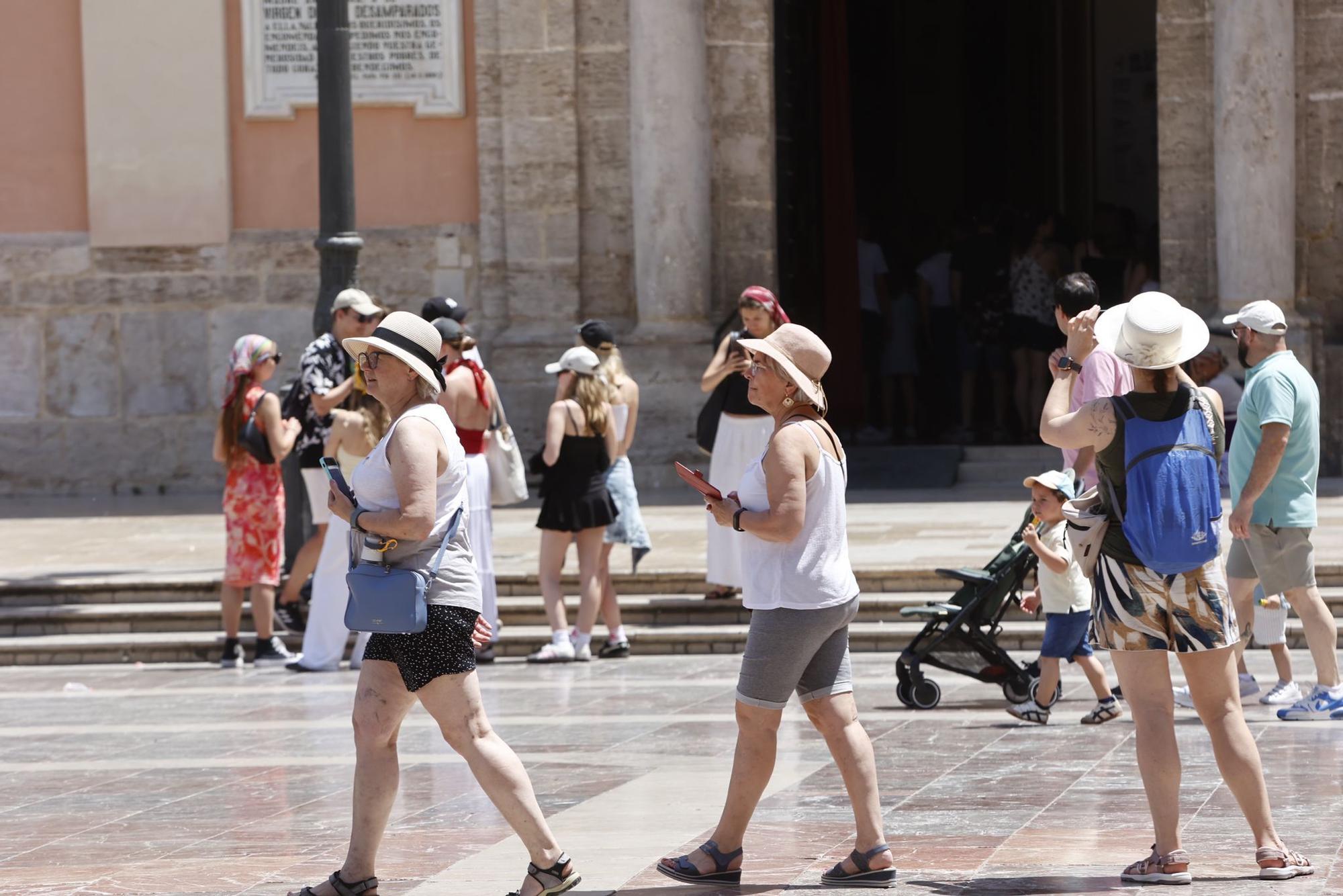 Las altas temperaturas protagonizan la jornada del sábado en València