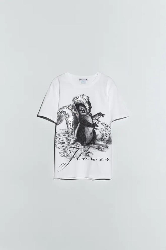 Camiseta de 'Bambi', de Zara