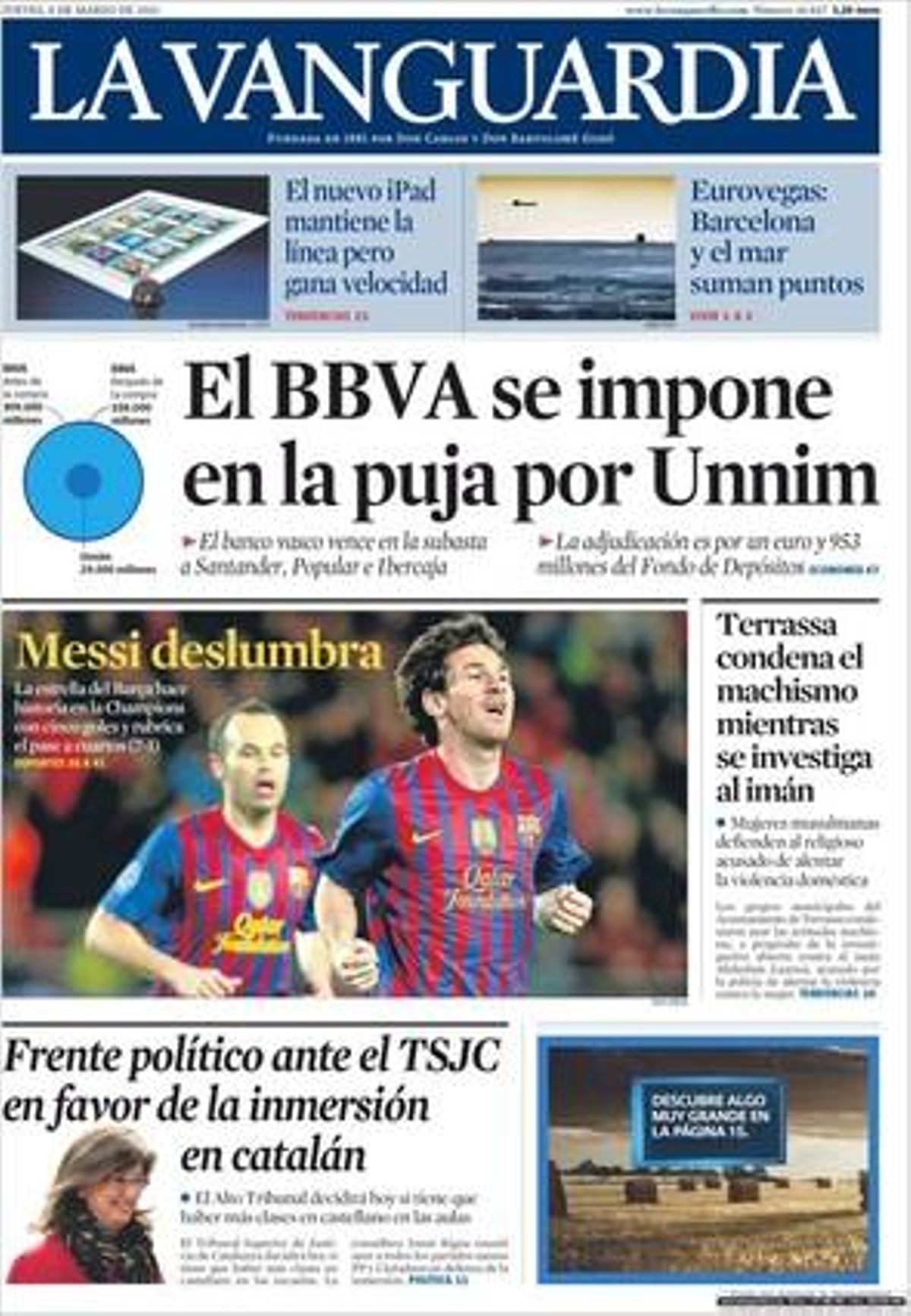 ’La Vanguardia’.