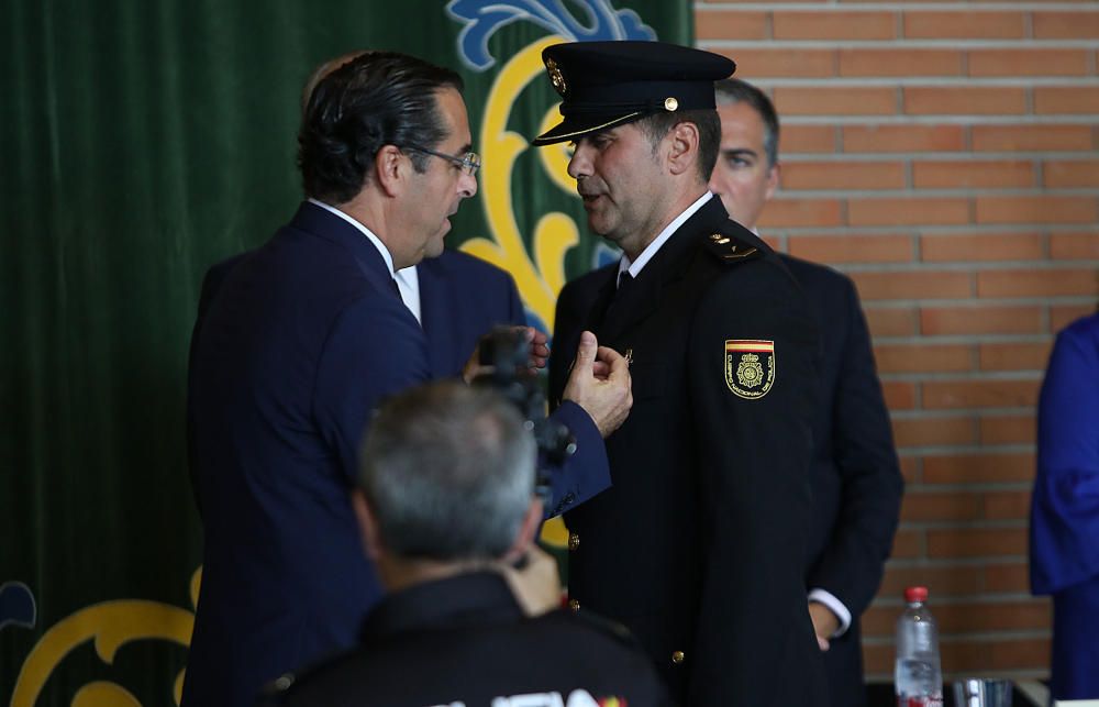 El subdelegado del Gobierno, Miguel Briones, ha presidido el acto y ha centrado gran parte de su discurso al desafío independentista en Cataluña.