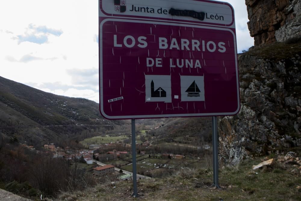 Así está el pantano de Barrios de Luna