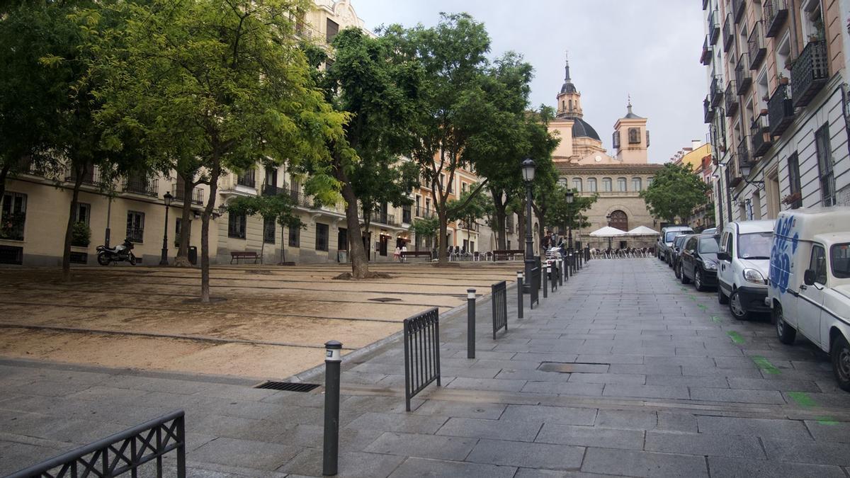 La plaza de la Paja formaba parte del primer gran crecimiento de Madrid más allá del entorno del Alcázar