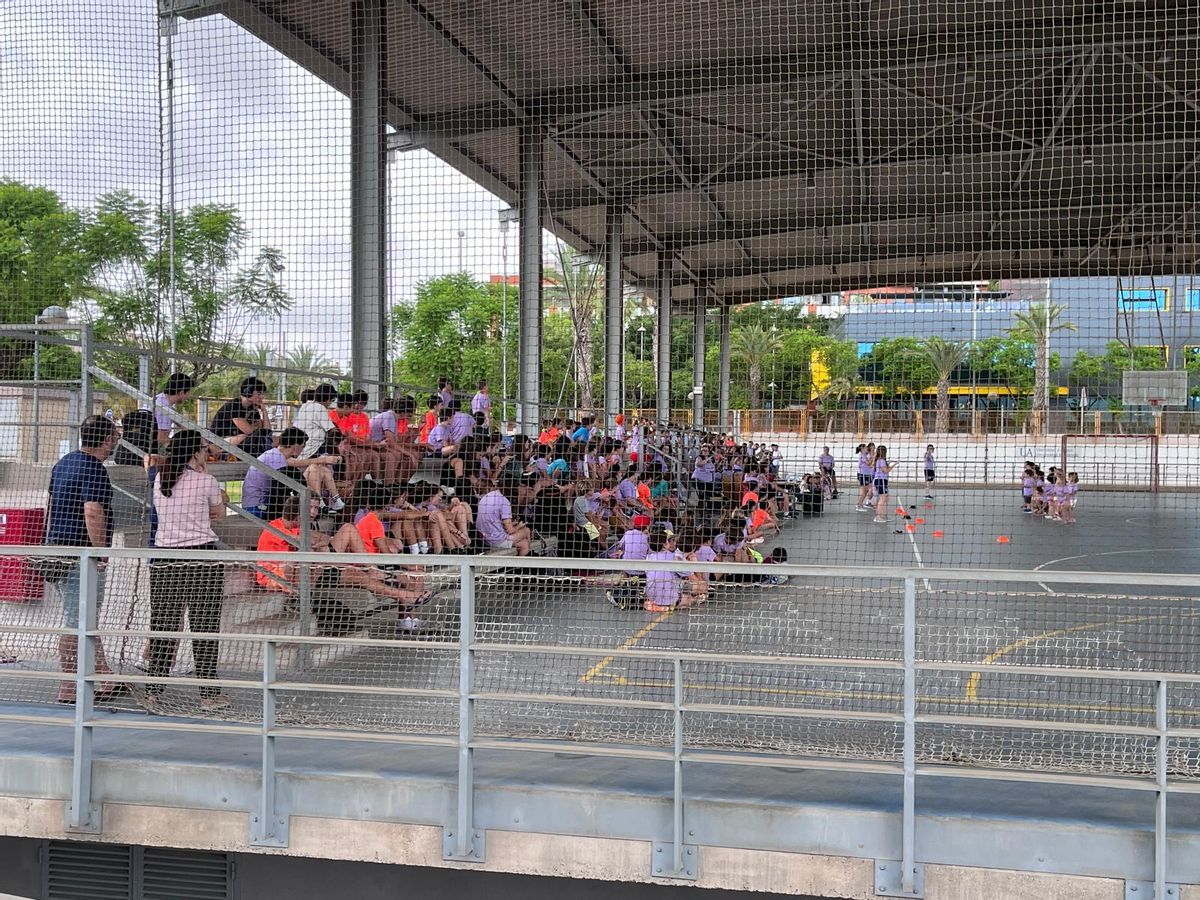 Alumnos en la clausura de la escuela de verano