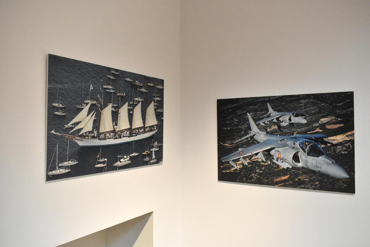Galería | Así fue la inauguración de la exposición de las Fuerzas Armadas en Cáceres
