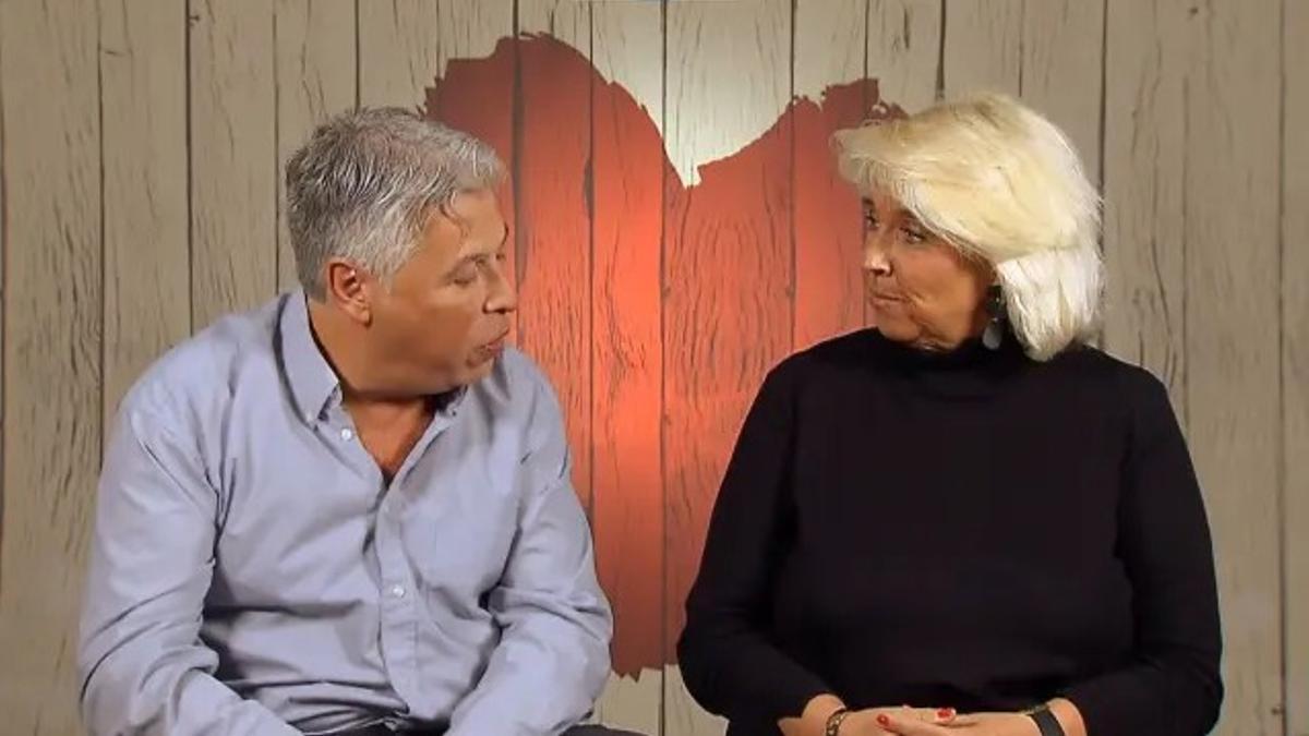Raúl y Sonia en su cita de 'First dates'.