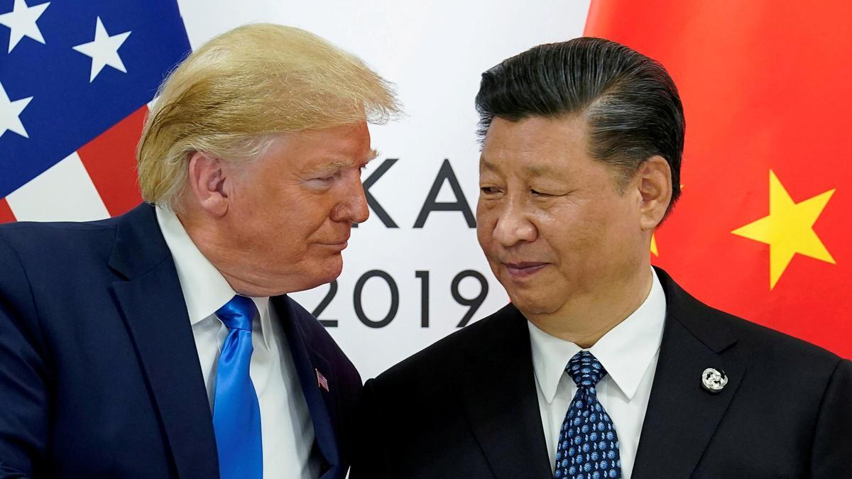 Donald Trump y Xi Jinping, en la cumbre del G20 en Osaka, en 2019.