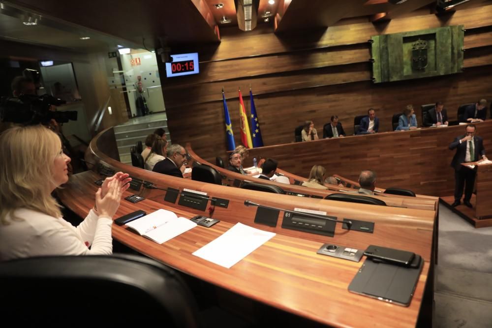 Segunda sesión del pleno de investidura en la Junta.