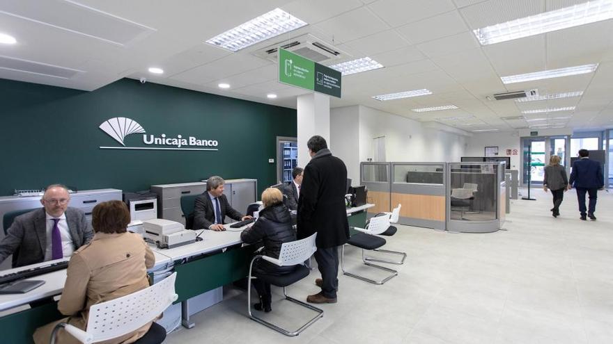 Una oficina de Unicaja.