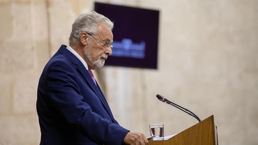 Jesús Maeztu, en una comparecencia anterior en el Parlamento andaluz.