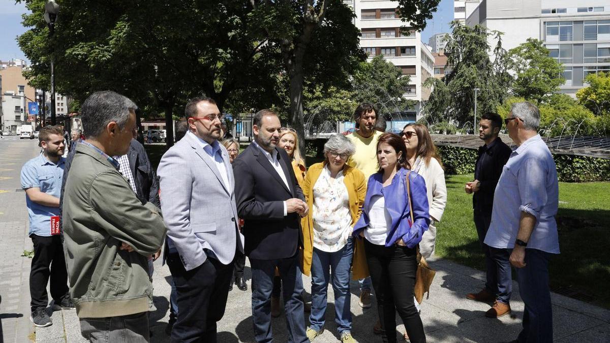 José Luis Ábalos, en una visita a Gijón durante su etapa de ministro.
