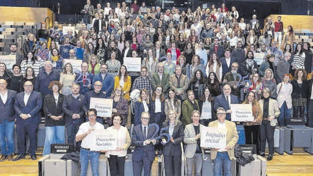 Acto de celebración del 25º aniversario de las convocatorias de proyectos sociales de la Fundación ‘la Caixa’.