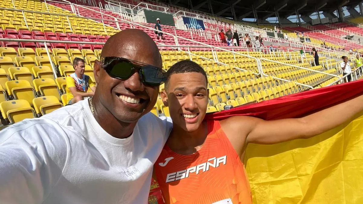 Mucho más que padre e hijo: Anthony Yunier, el heredero de Yunier, que compitó ante Usain Bolt: “Superarlo es mi sueño”