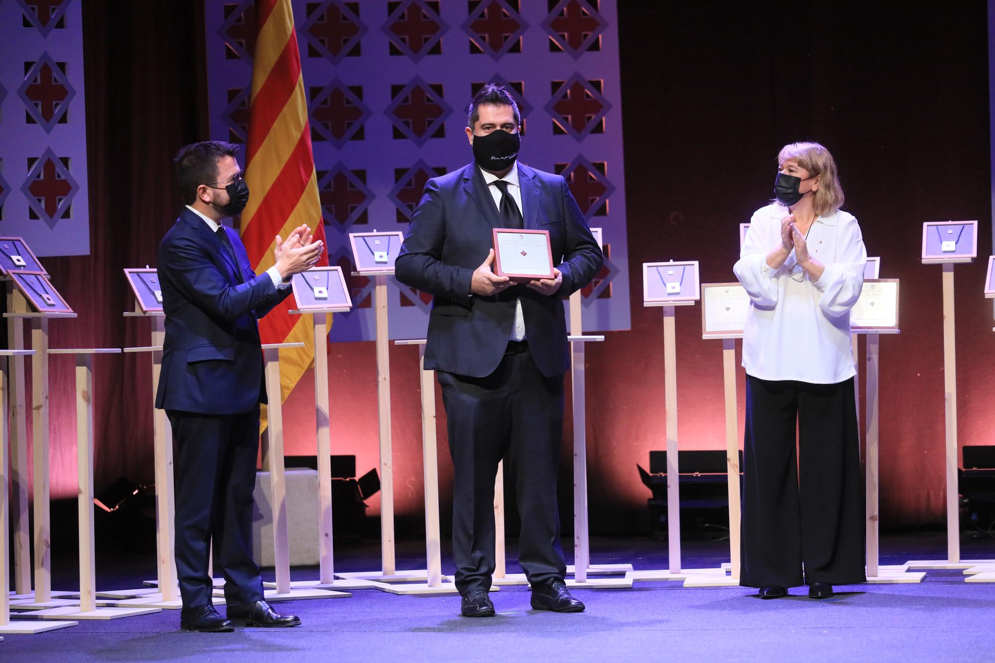 L'entrega de guardons de la Creu de Sant Jordi, en imatges