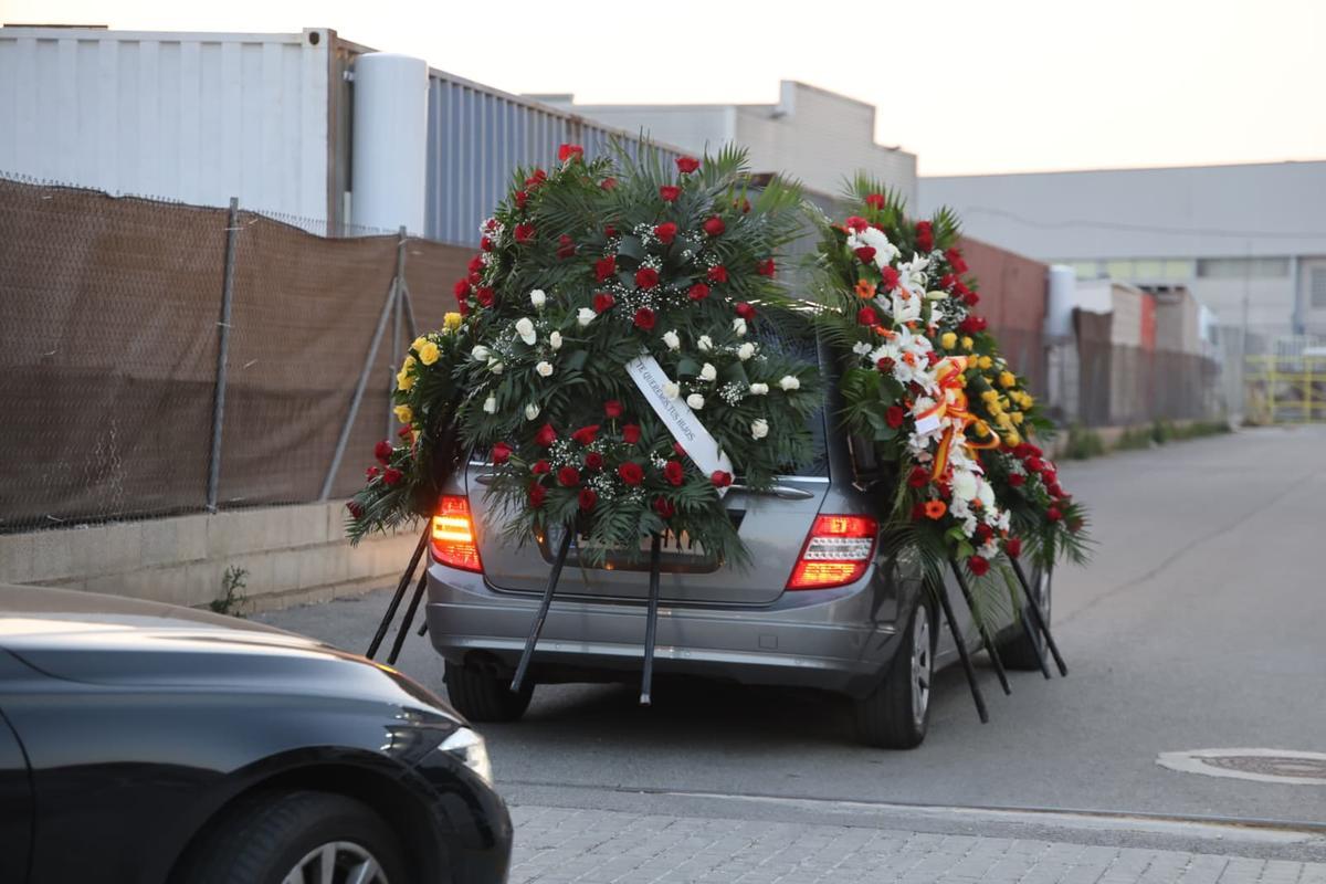 Familiares y amigos despiden a Tejero en Xàtiva