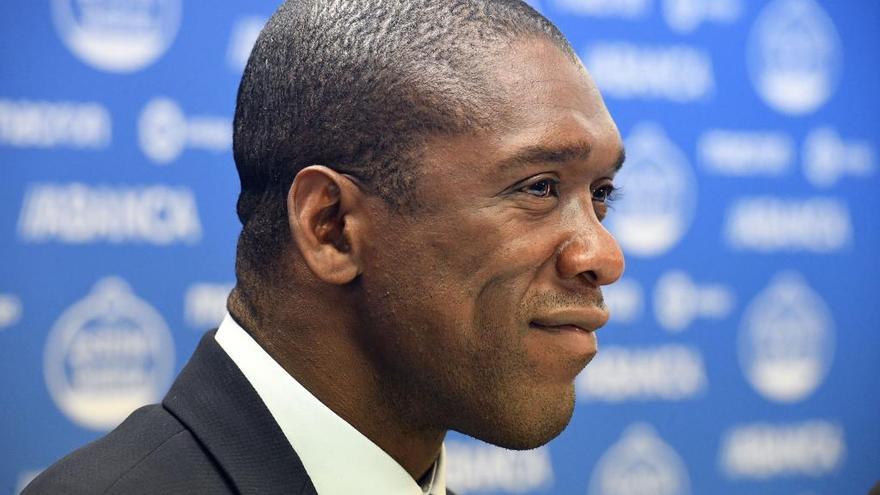 Clarence Seedorf, ayer en Riazor.