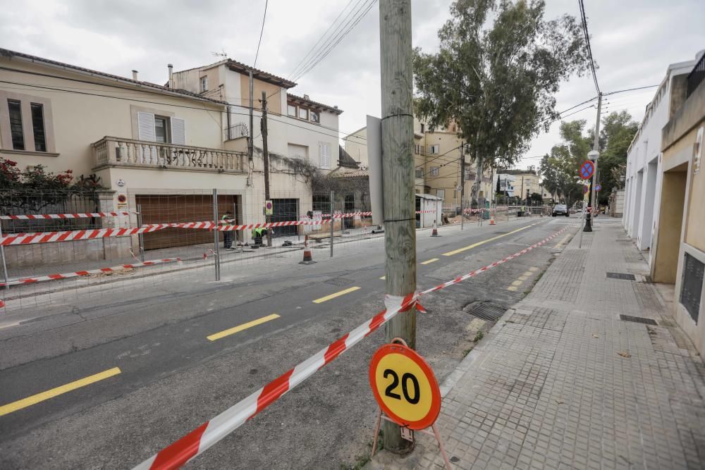 Una jueza ordena paralizar obras de Emaya por obstruir los garajes de los vecinos