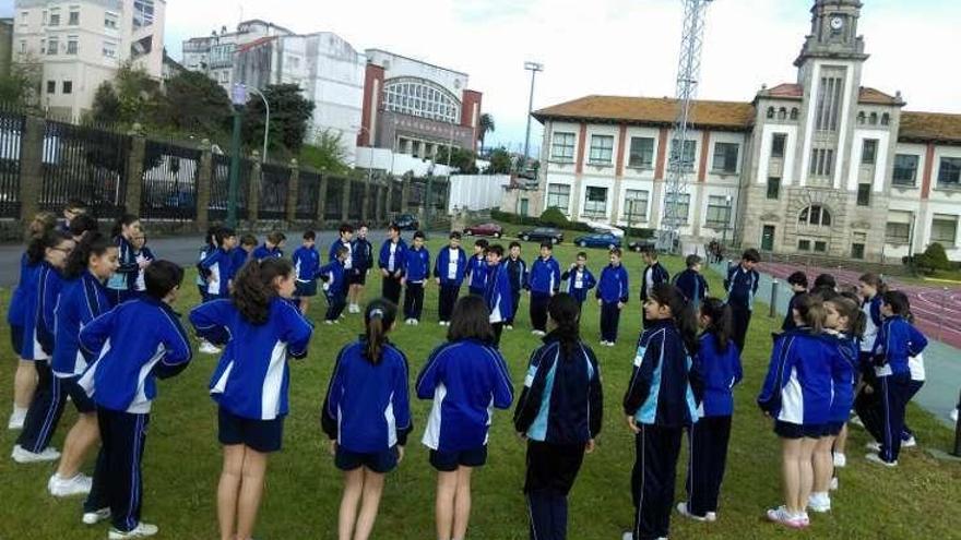 Un grupo de niños participantes. // S.A.