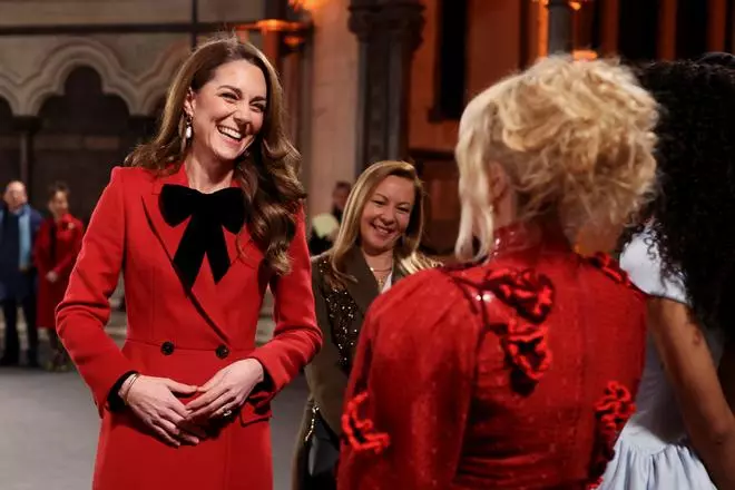 La imagen de Kate Middleton en el concierto navideño que ha tranquilizado (mucho) a los británicos