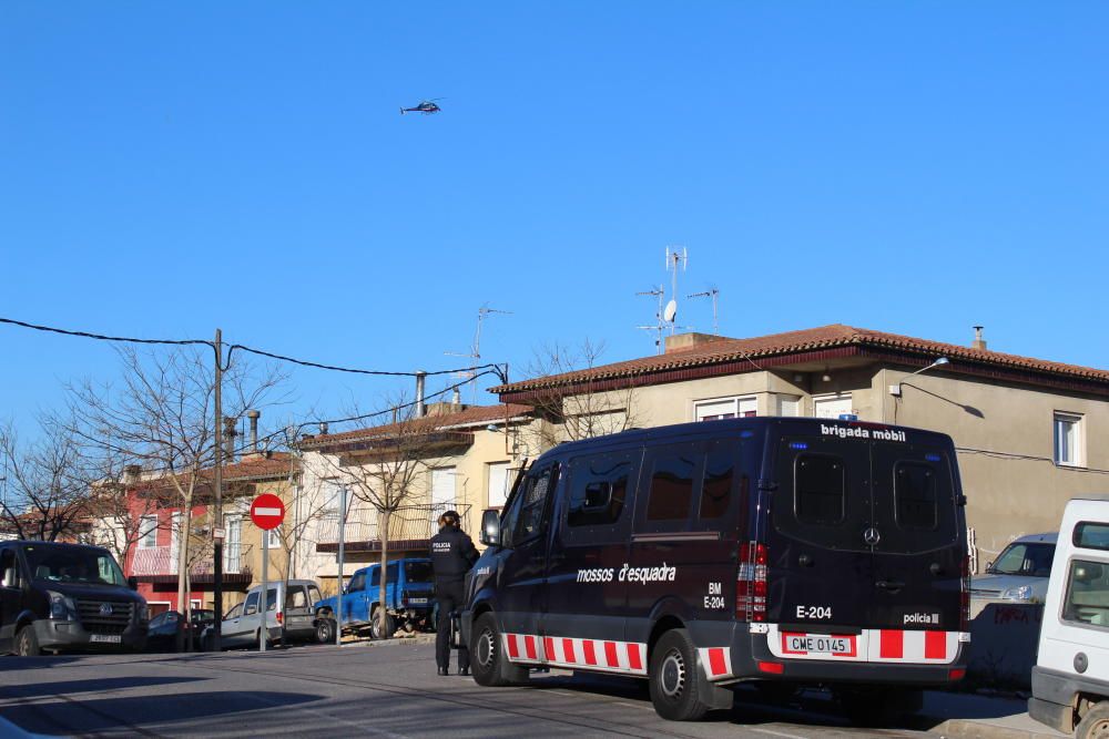 Operació policial al barri de Sant Joan