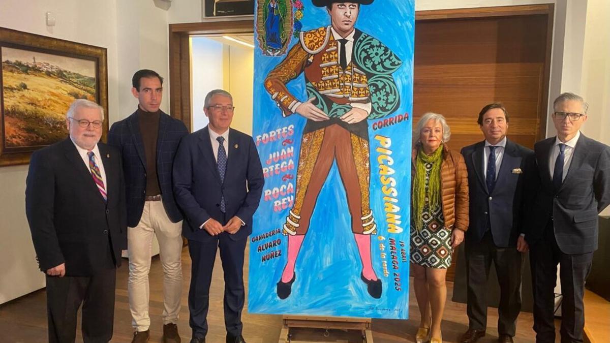 Presentación del cartel de la Corrida Picassiana.