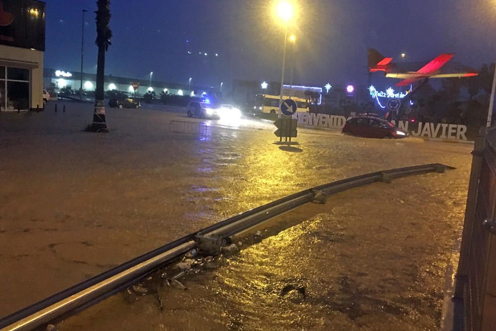 Las consecuencias de las lluvias en el Mar Menor