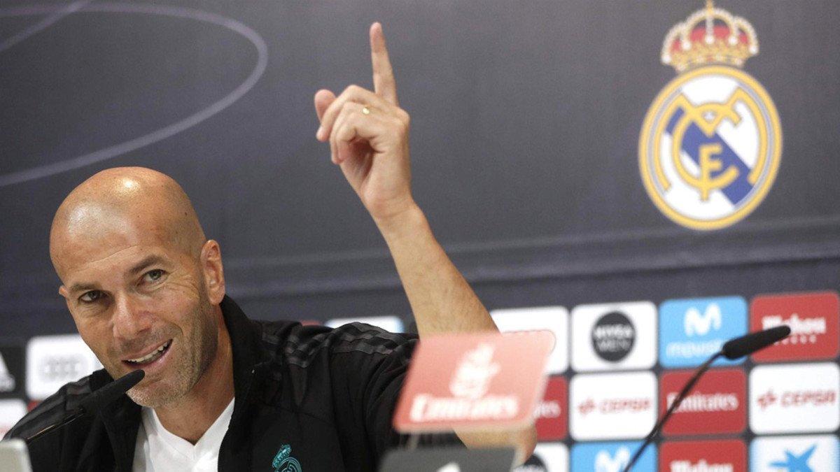 Zinedine Zidane, entrenador del Real Madrid