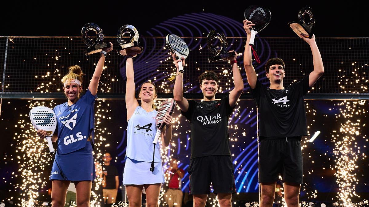 Los campeones del torneo de Dubai