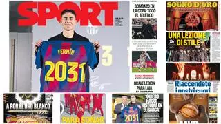 Las portadas de la prensa deportiva de hoy