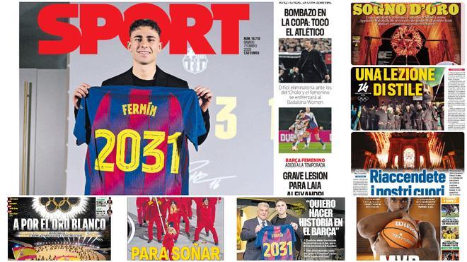 Las portadas de la prensa deportiva de hoy