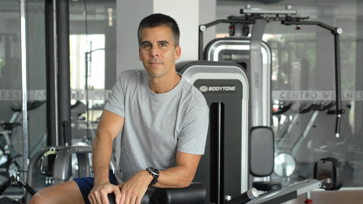 Guille en el Absolute Centro Wellness, A Estrada, donde trabajó los últimos 20 años.