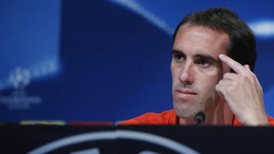 Diego Godín, defensa central del Atlético de Madrid.