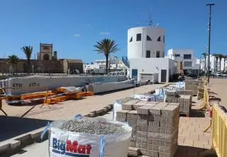 Comienzan las obras de la marina seca para chárteres en el puerto de Formentera
