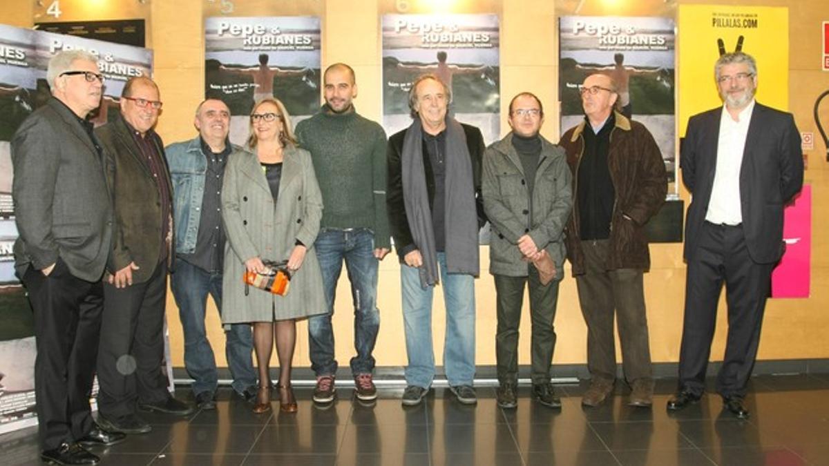 Algunos de los amigos de Pepe Rubianes en el preestreno del documental dirigido por Manuel Huerga.eno del documental dirigido por Manuel Huerga.