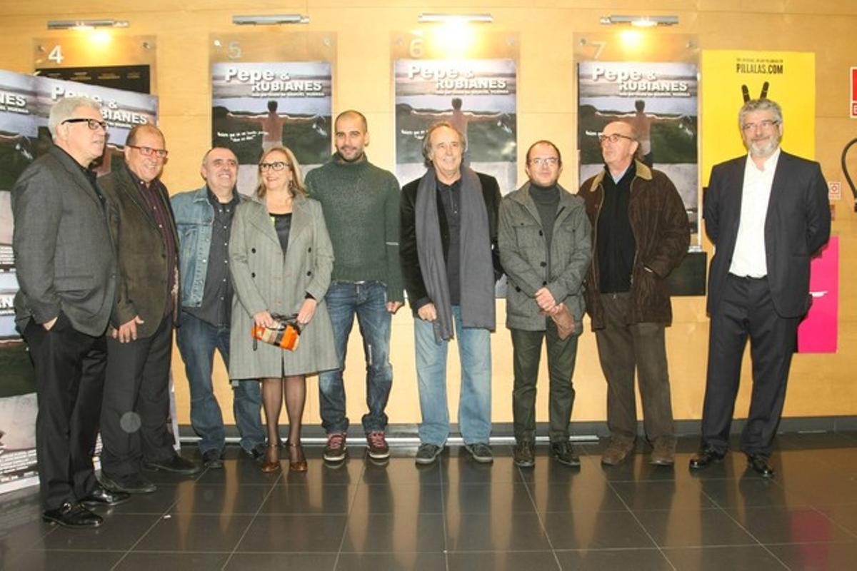 Alguns dels amics de Pepe Rubianes en la preestrena del documental dirigit per Manuel Huerga el desembre passat. Alguns dels amics de Pepe Rubianes en la preestrena del documental dirigit per Manuel Huerga el desembre passat.